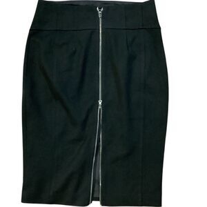 Express exposed back zipper Pencil skirt Black Size 6